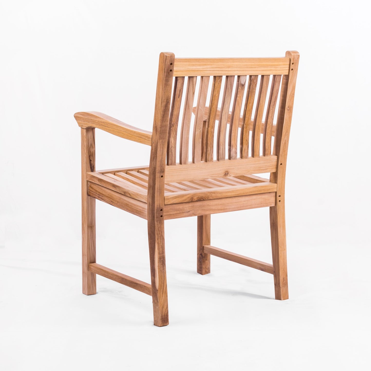 Glost Teak Outdoor Dining Chair With Arms