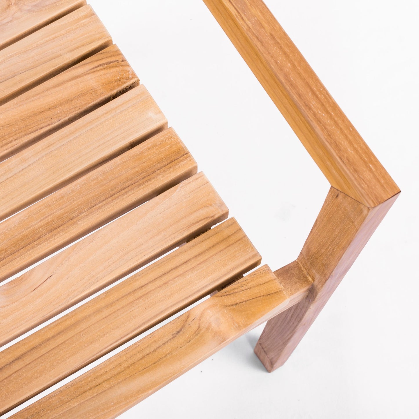 Arjuna Teak Stacking Outdoor Dining Chair With Arms